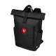 Ryggsäck Rolltop, Svart